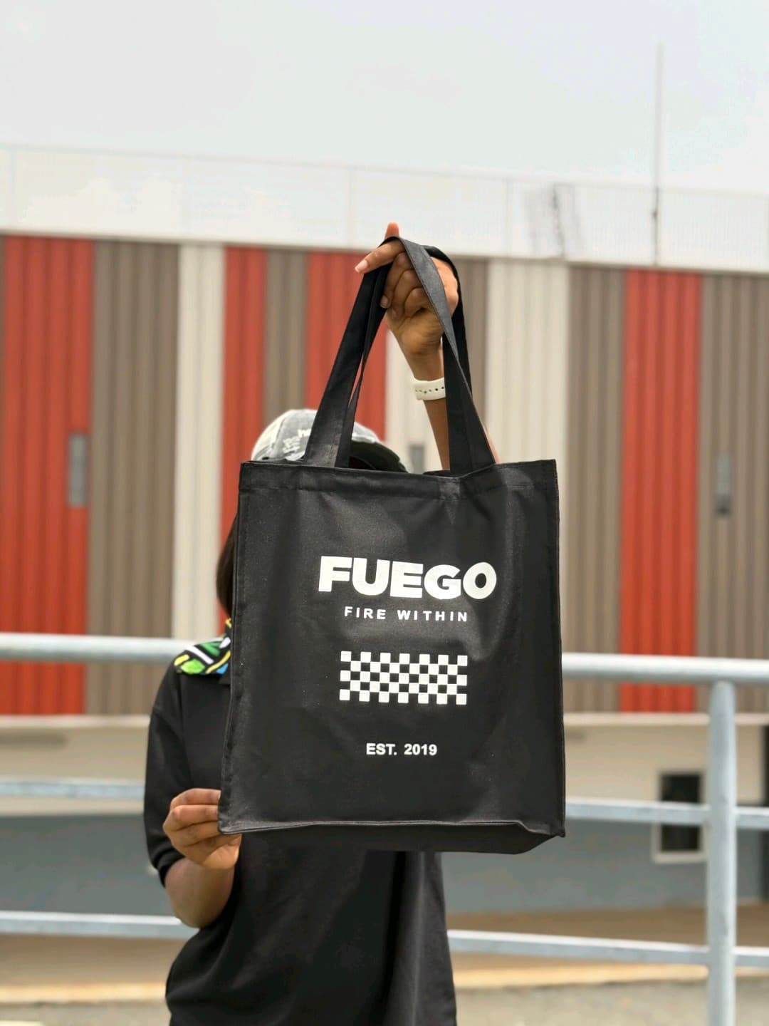 Fuego Tote Bag - Black